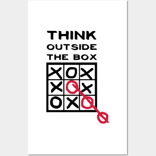 Think outside the box, creative thinking, thoughts are free Posters and Art